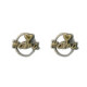 Pendientes de plata y oro