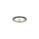 Anillo de plata, oro y DIAMANT  LAB