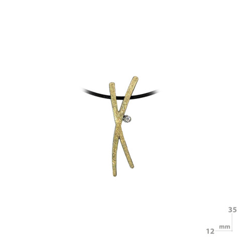 Penjoll de plata, or i DIAMANT LAB