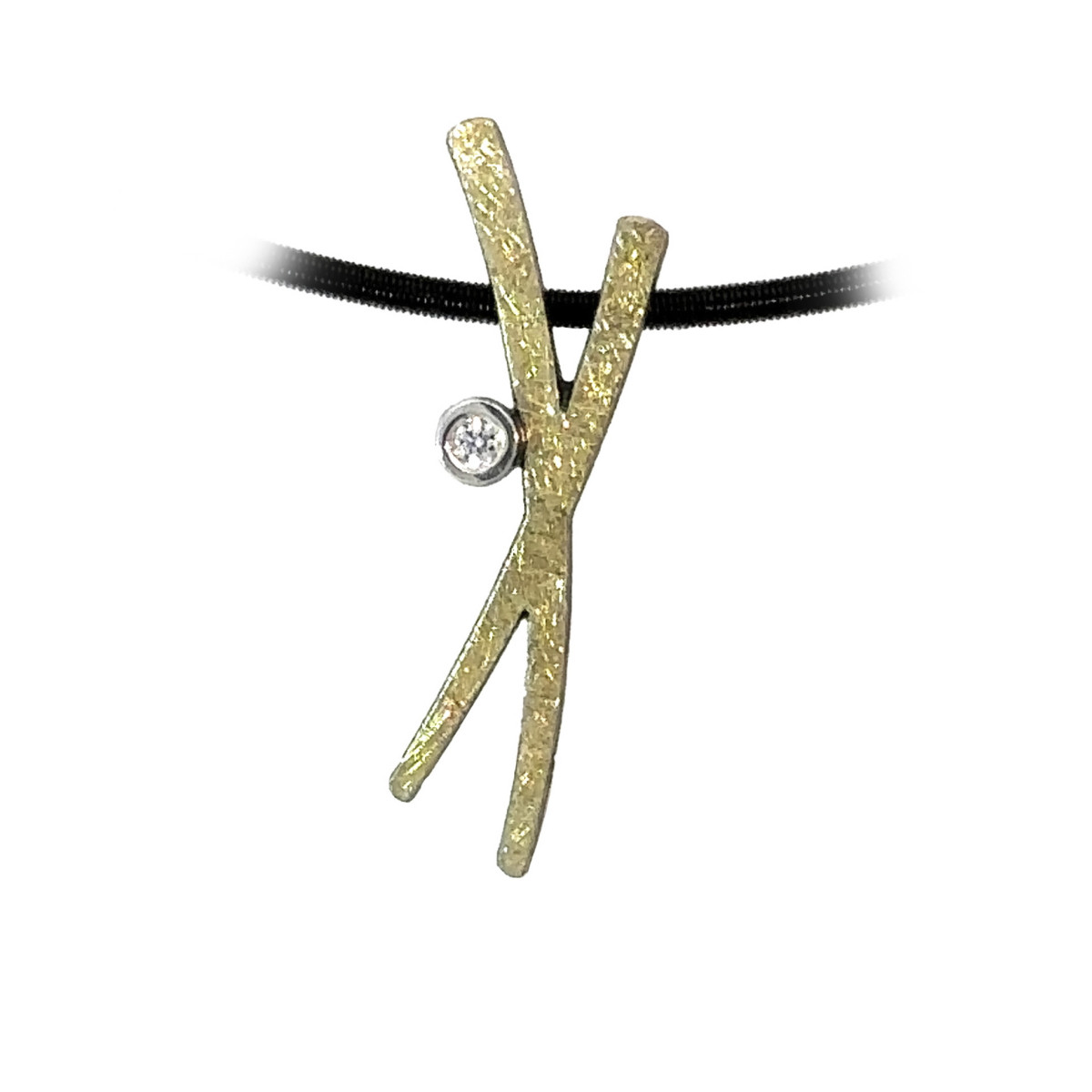 Penjoll de plata, or i DIAMANT LAB