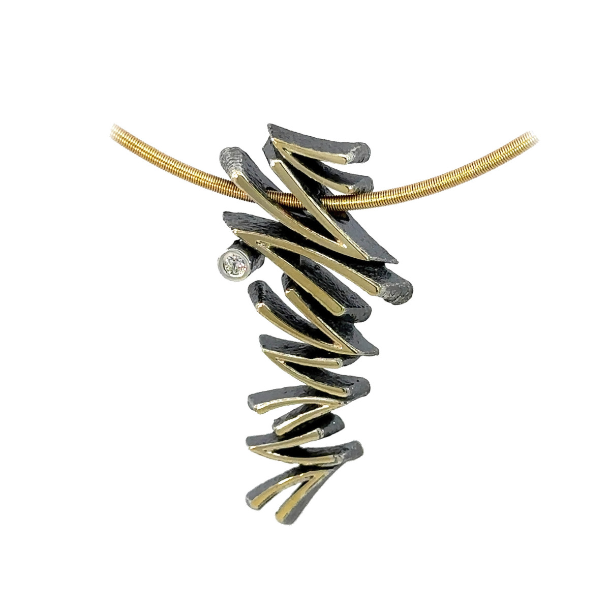 Penjoll de plata, or i DIAMANT LAB