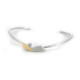 Silver, gold and shiny bracelet