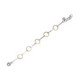 Pulsera de plata y oro