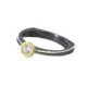 Silver, gold and grown laboratory brilliant ring