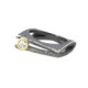 Silver, gold and brilliant ring