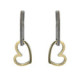 Pendientes de plata y oro