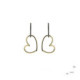 Pendientes de plata y oro