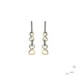 Pendientes de plata y oro