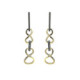 Pendientes de plata y oro