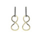 Pendientes de plata y oro