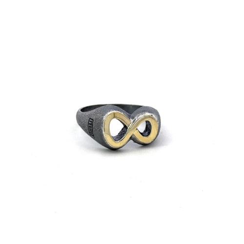 Anillo de plata y oro