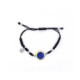 Pulsera de plata, oro y lapislázuli