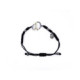 Pulsera de plata, oro y brillante