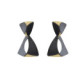 Silver and gold earrings