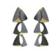 Pendientes de plata y oro