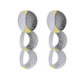 Pendientes de plata y oro