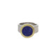 Anillo de plata, or i lapislàzuli