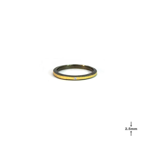 Aliança de plata, or i DIAMANT LAB