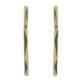 Silver, gold and diamond earrings