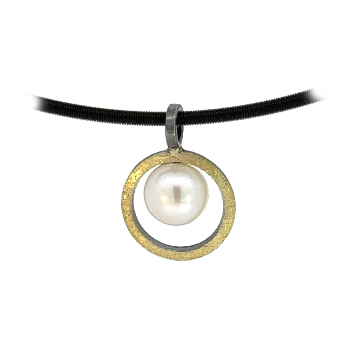 Penjoll de plata, or i perla