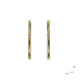 Silver, gold and diamond earrings