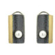 Silver, gold and pearl earrings