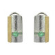 Silver, gold and emerald earrings