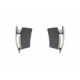 Pendientes de plata, oro y DIAMANT  LAB