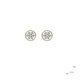 Pendientes de plata, oro y DIAMANT  LAB