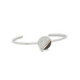 Pulsera de plata, oro y brillante lab