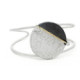 Pulsera de plata, oro y brillante
