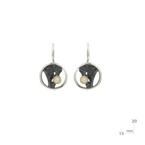 Arracades de plata, or i brillant lab