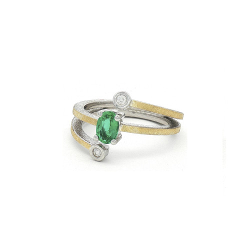 Anell de plata, or, maragda i brillant lab