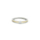 Anillo de plata, oro y brillante de 0.02ct
