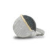 Anillo de plata, oro y brillante lab