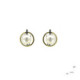 Earrings made of silver, pearl and 18k gold