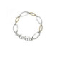 Silver and gold bracelet