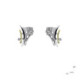 Pendientes de plata, oro y DIAMANT  LAB