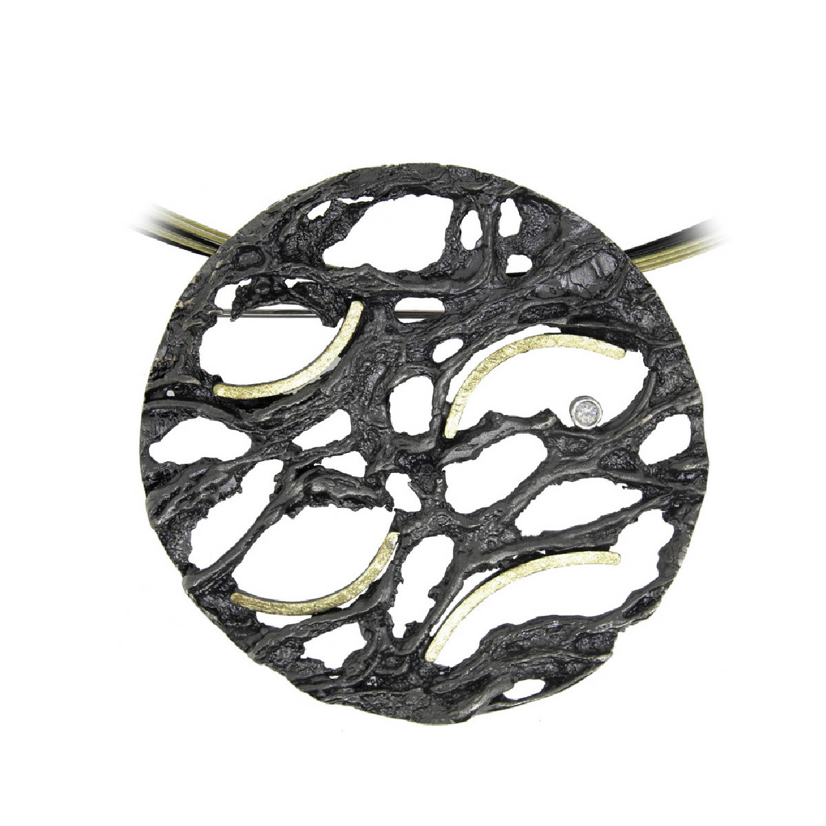 Penjoll de plata, or i DIAMANT LAB