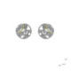 Silver, gold and brilliant earrings