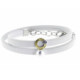 Pulsera de plata, oro, perla cultivada y brillante