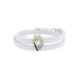 Pulsera de plata, oro y perla cultivada