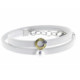 Pulsera de plata, oro, perla cultivada y brillante