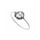 Pulsera de plata, oro y perla cultivada