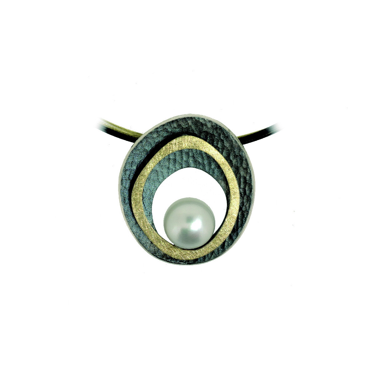 Penjoll de plata, or i perla cultiva