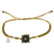 Silver, gold and shiny bracelet