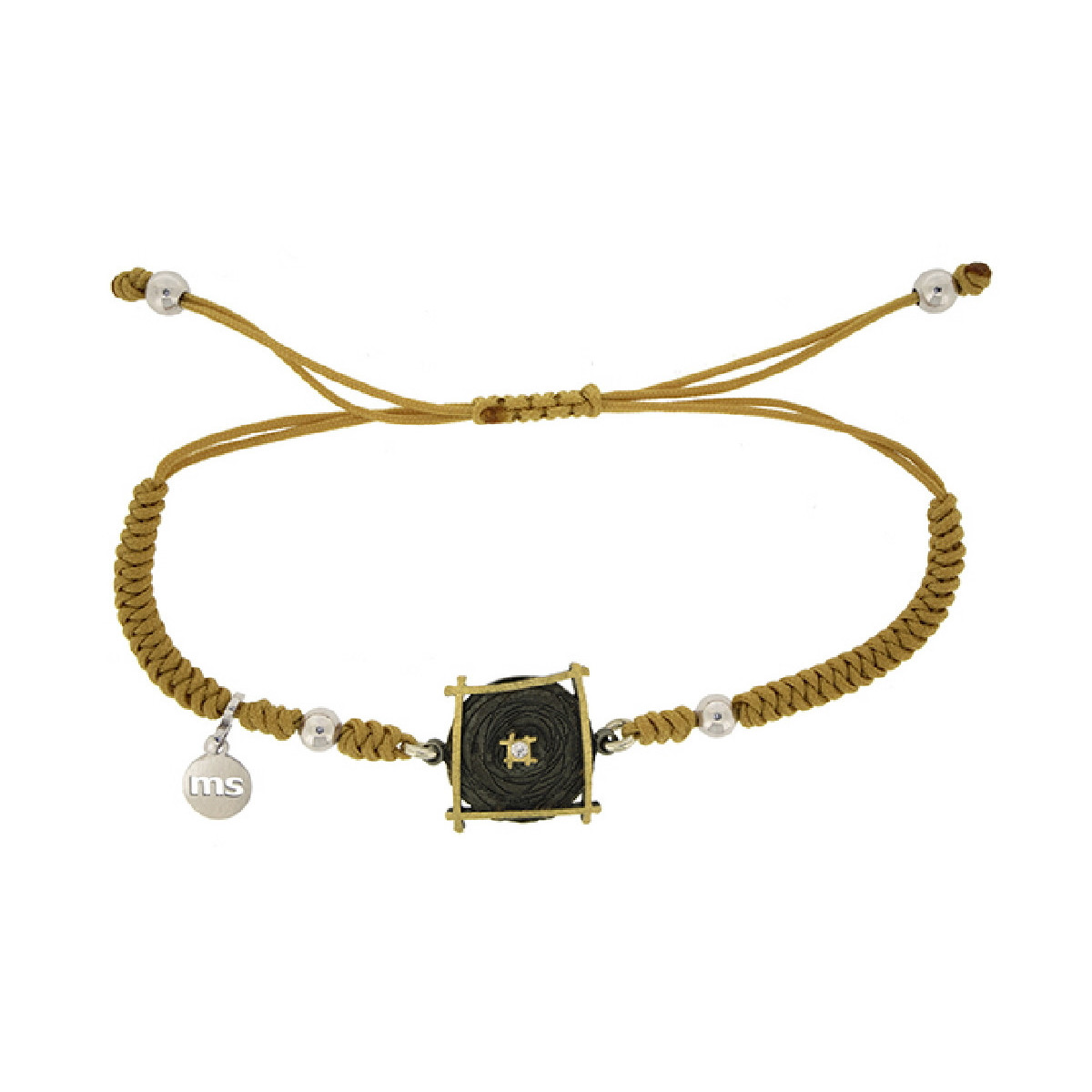 Silver, gold and shiny bracelet