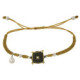 Silver, gold and shiny bracelet