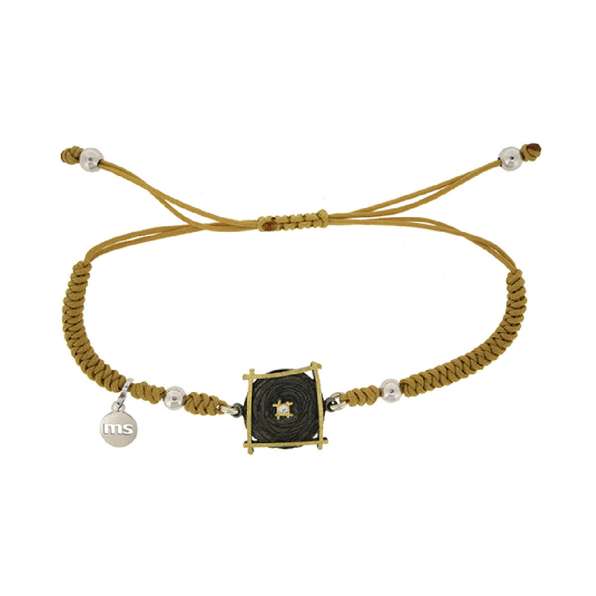 Silver, gold and shiny bracelet