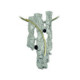 Silver, gold, sapphire and brilliant pendant